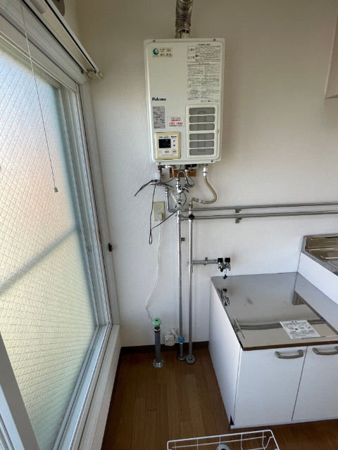 洗面設備　洗濯機置き場
