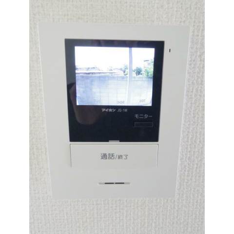その他設備　シャルロット幕張のモニタ付きインターホン