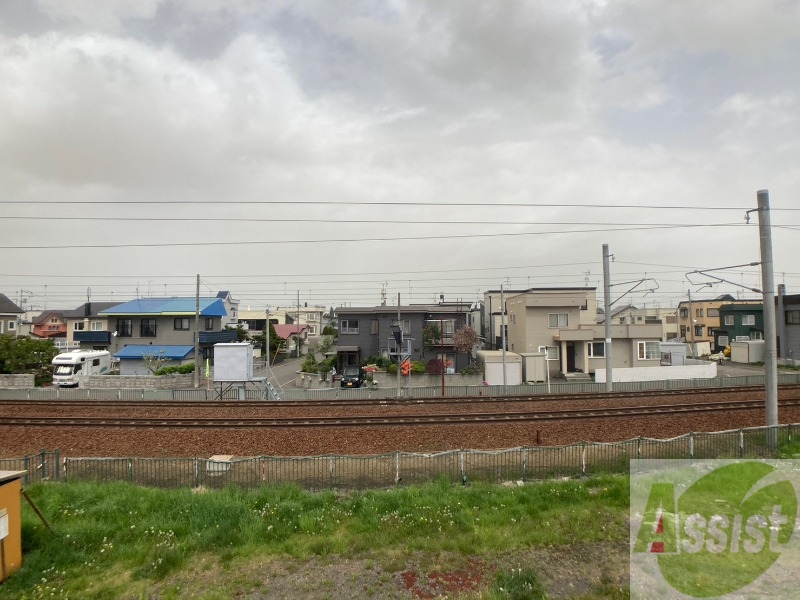 眺望　眺望はこちら。静かな住宅街という印象を受けました。