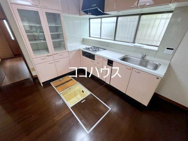 中国分貸家のキッチン写真