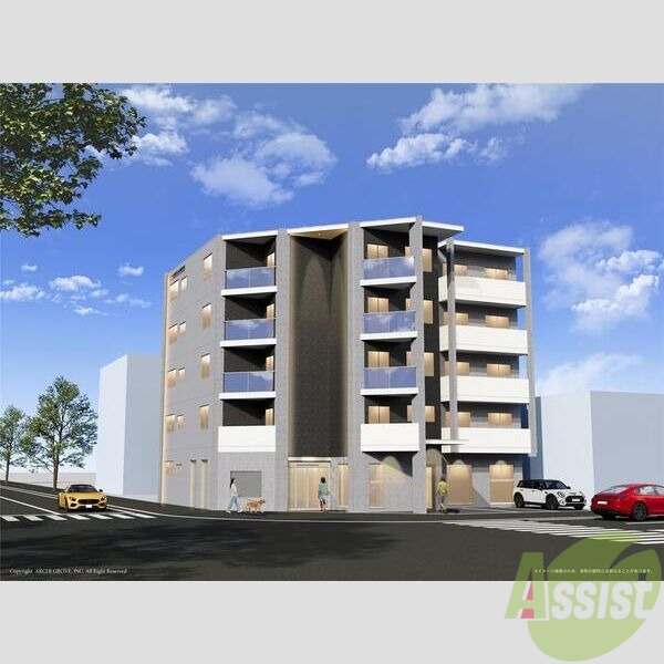 建物外観　完成予想図　北二十三条西「ＧＲＡＮＤ　ＰＬＵＳ　Ｎ２３」