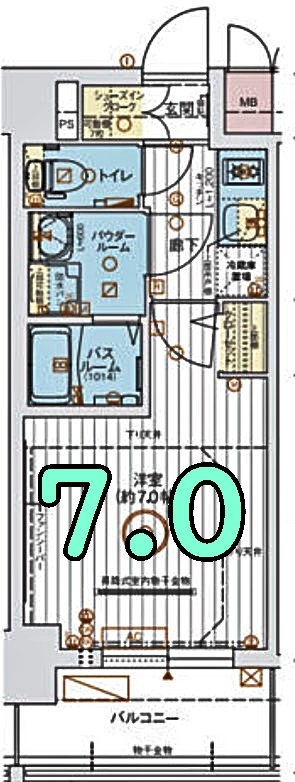 エステムコート名古屋サウスネクストの間取り写真
