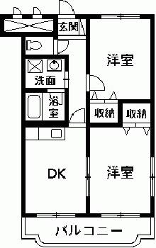 ベルサージュ21の間取り