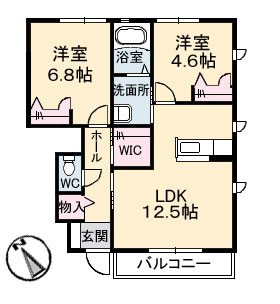 サン・フェリーチェ　I棟の間取り