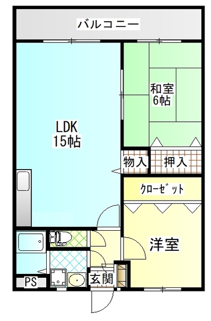 アーバン中之庄の間取り