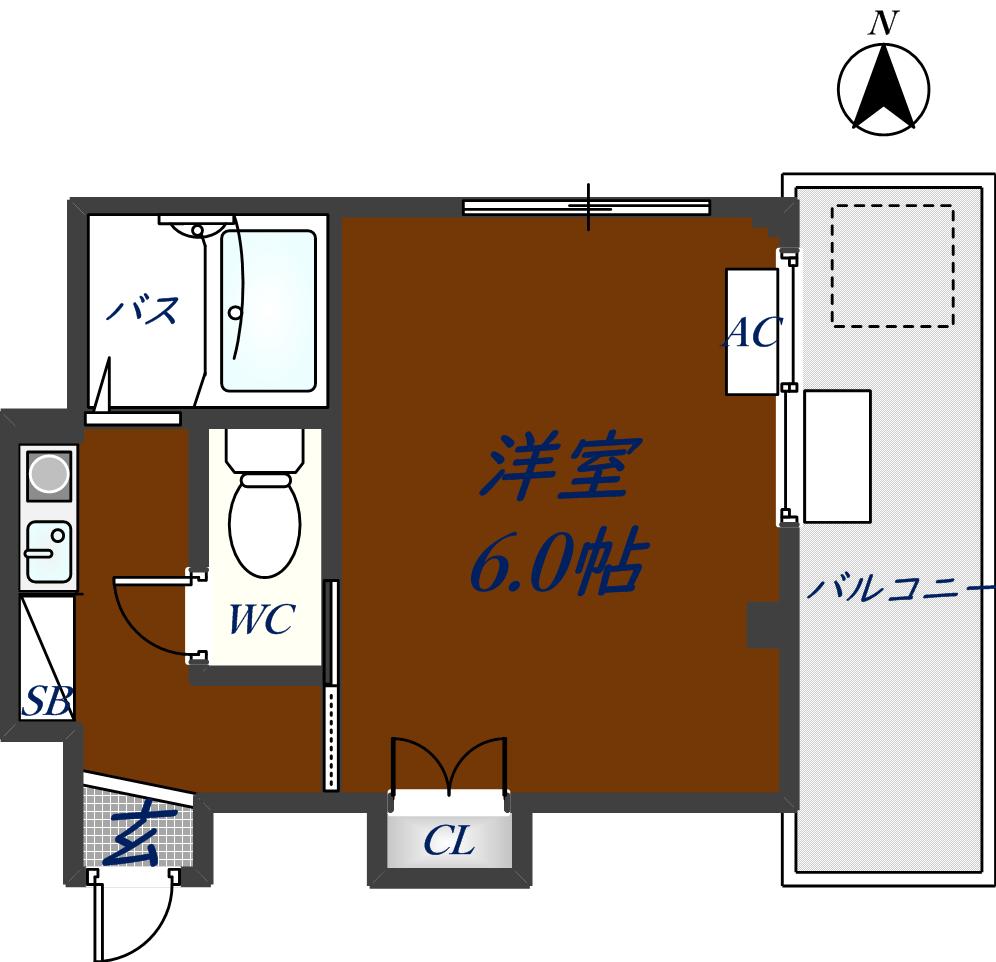 カサブランカエイトの間取り