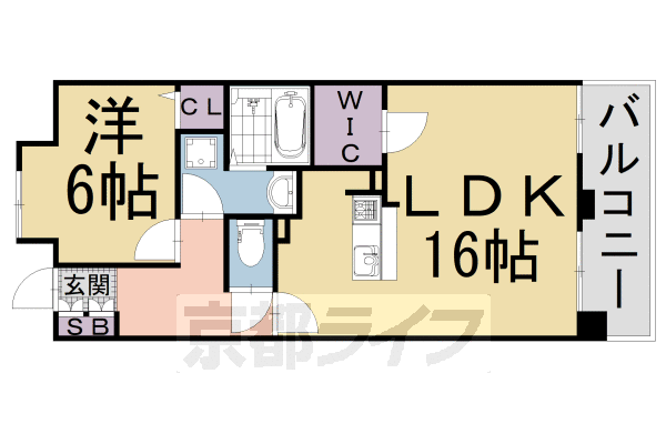 パインフィールド洛東の間取り