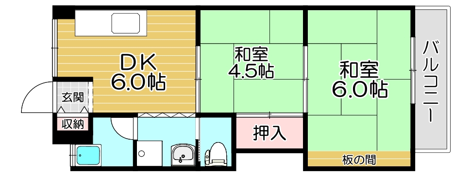 佐久間マンションの間取り