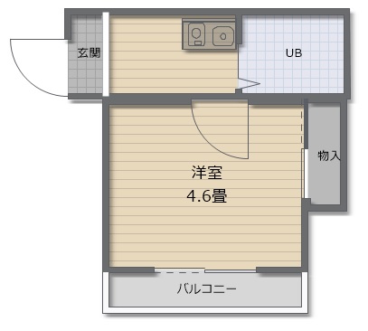 屏風ヶ浦アパートの間取り