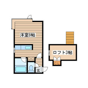 北海道札幌市北区麻生町３（アパート）の賃貸物件の間取り