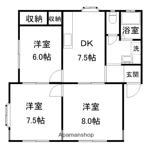 エクセルタウン2番館_間取り_0