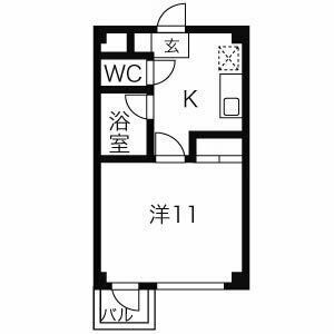 ドミールCHOSEIの間取り