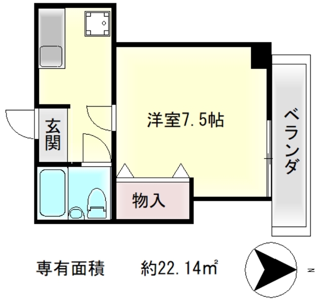 ラ・ヴィ一乗寺の間取り