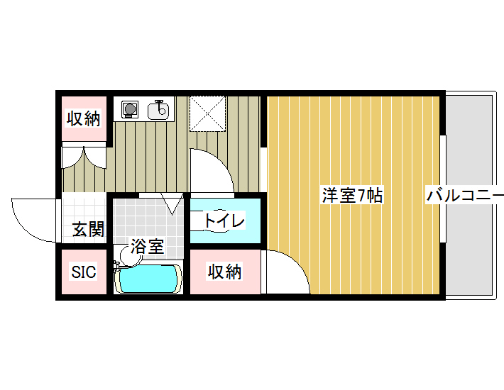 南河内郡河南町大字東山のマンションの間取り