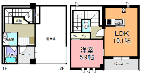 コートグランデ本町の間取り