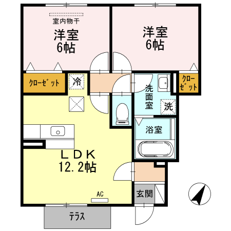 フルラージュの間取り