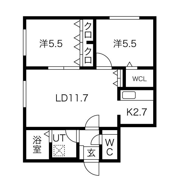 リリアムハウスの間取り