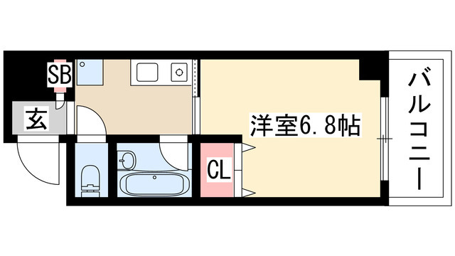 ドミール新栄の間取り