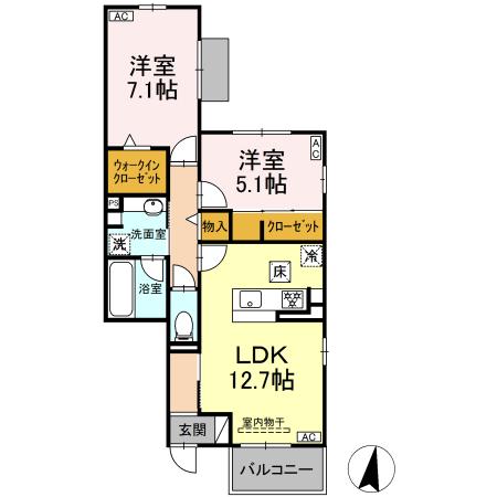 【ブラウンコートの間取り】