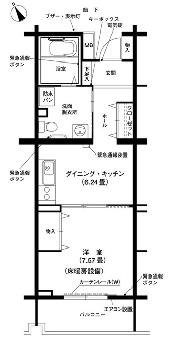 アルカンシエルの間取り