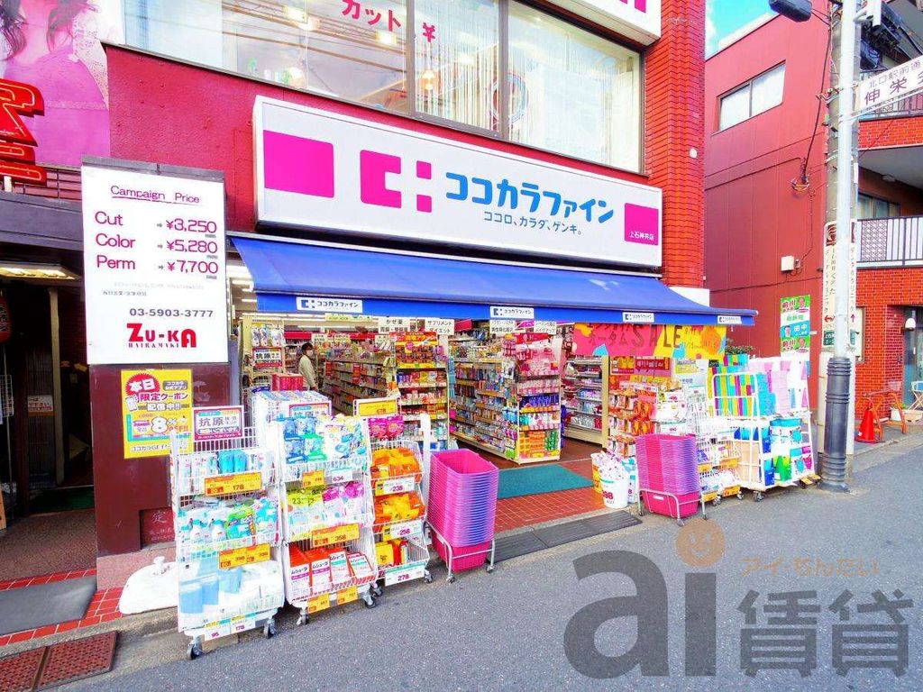 【練馬区上石神井のアパートのドラックストア】