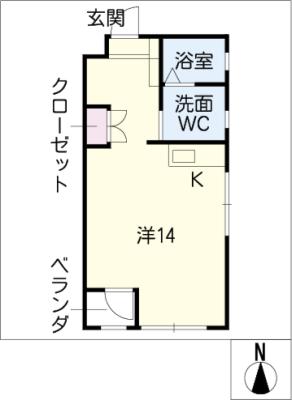 ＵＤ翔　東鶉の間取り