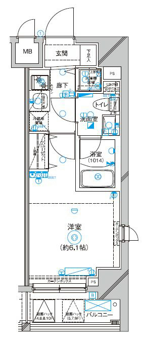 【Le a横濱ポートサイドの間取り】