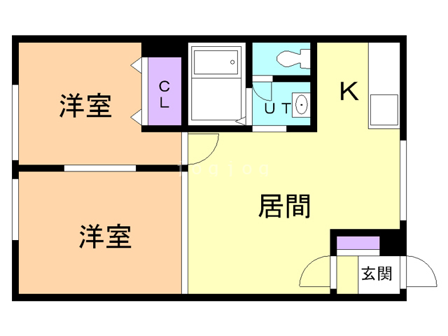 エーコーエミールたかすの間取り