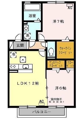 リビングタウン富士　Aの間取り