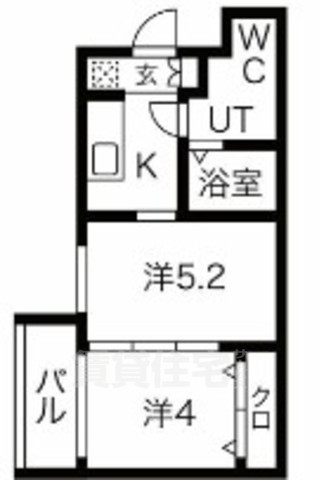 MJC京都西大路1の間取り