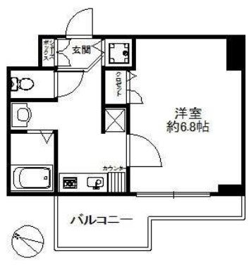 【スワンズ神戸三宮イーストの間取り】