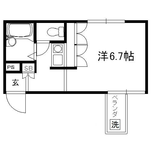 エレガンス御所北の間取り