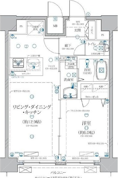 ディアレイシャス矢場町の間取り