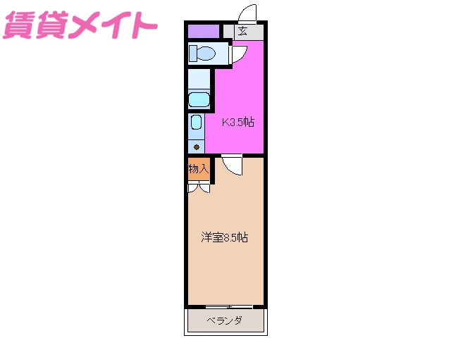 アイルームいなべ大安の間取り