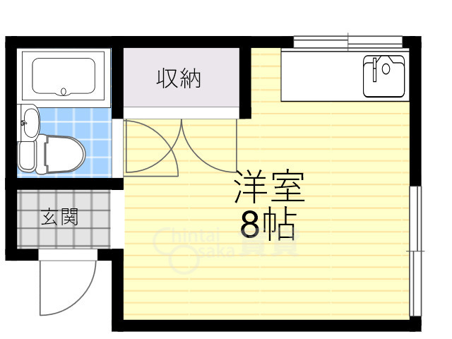 エイトビル江戸堀の間取り