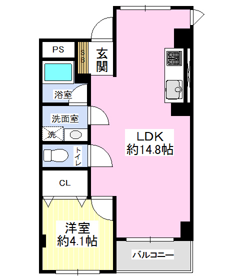 第三博宝ハイツの間取り