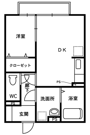 メゾンプログレスの間取り