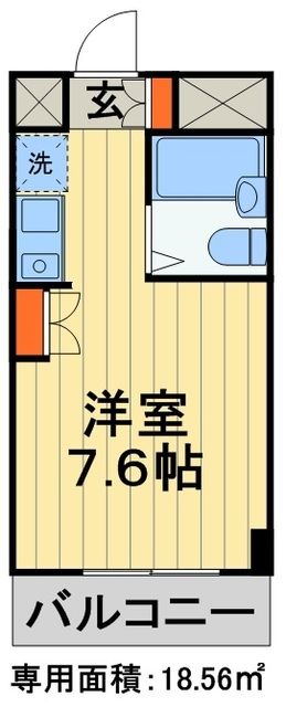 カレッジハイツ稲毛の間取り