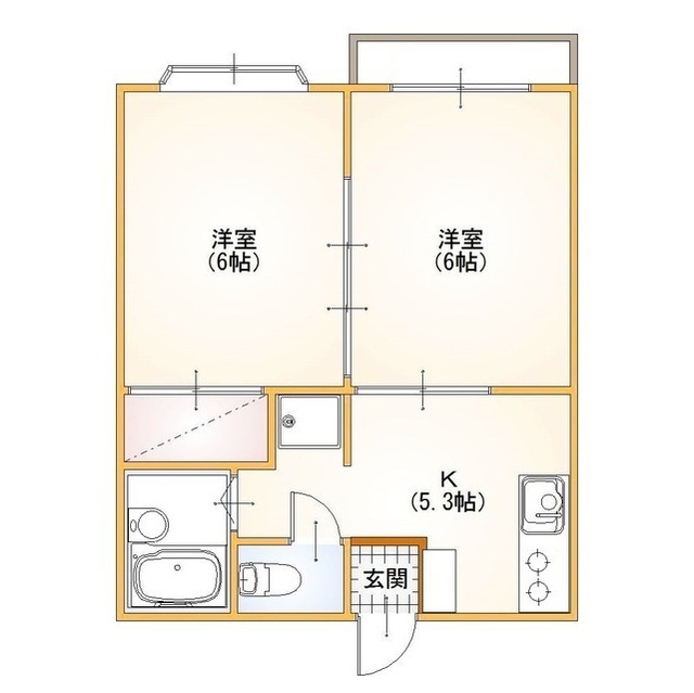 ドミールTOMの間取り