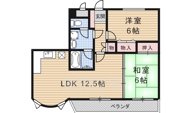 フロイデ大久保の間取り