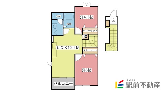 【サン・パークＢの間取り】