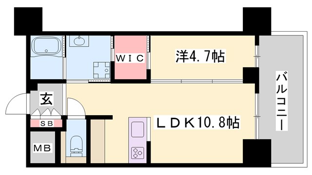 アビオス姫路駅東の間取り