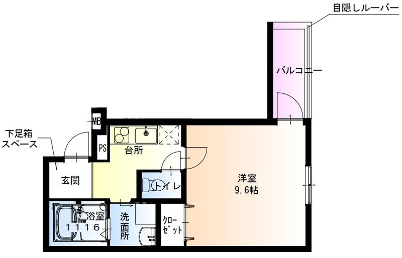 フジパレス伊丹北本町1番館の間取り