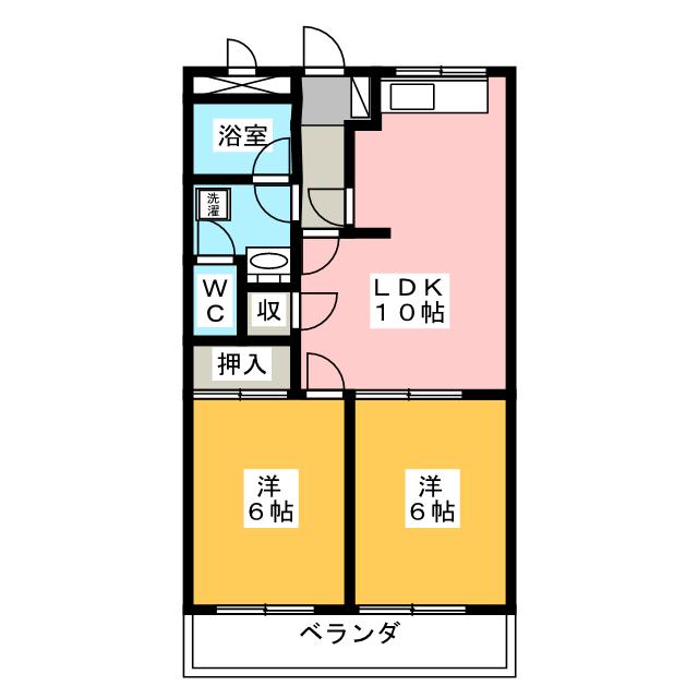 ルミナストワール松栄の間取り