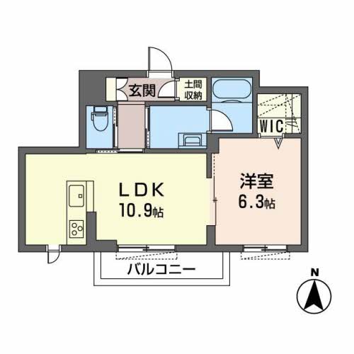 加東市木梨のマンションの間取り