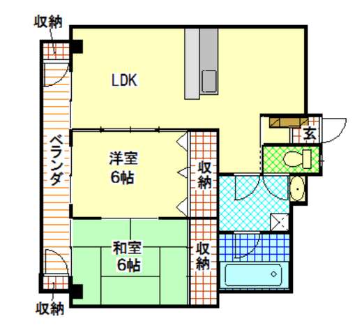 マンションステラの間取り