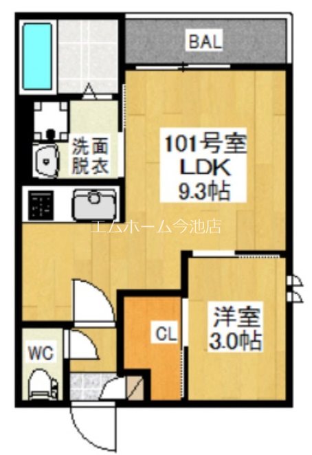 GRANDTIC FIRST（ファースト）の間取り