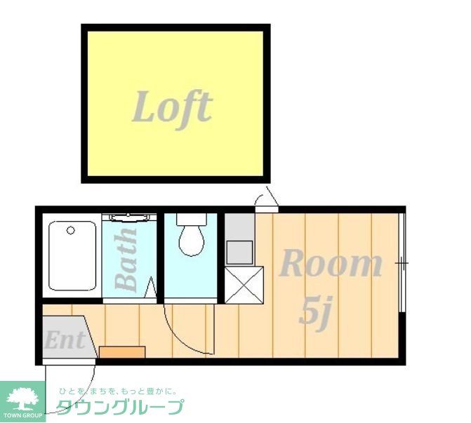 【川崎市川崎区小田のアパートの間取り】