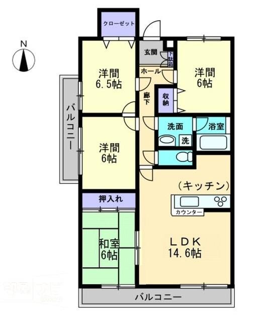 メゾンドールの間取り