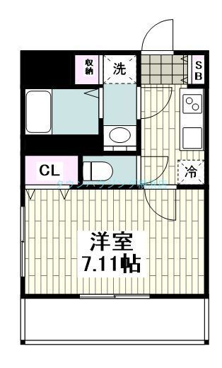 横浜市戸塚区柏尾町のマンションの間取り